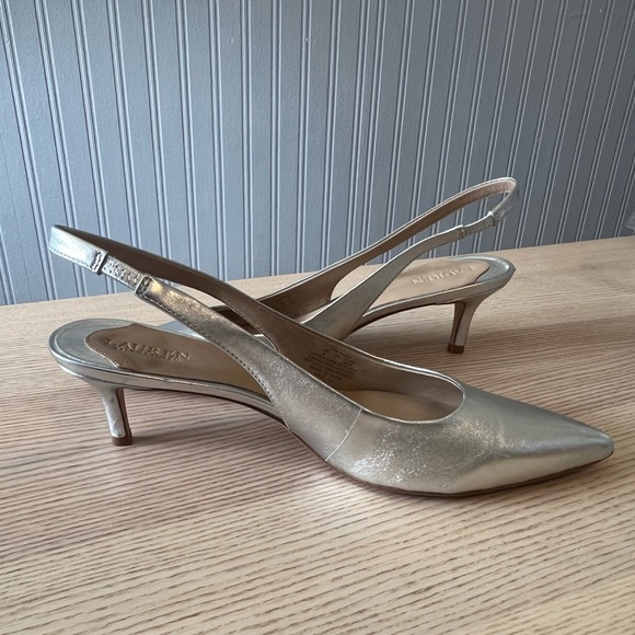 Lauren Ralph Lauren Lolah II Slingback Pump / Silver / Size: 9 - Picture 11 of 12